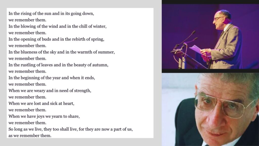 We Remember Them Poem