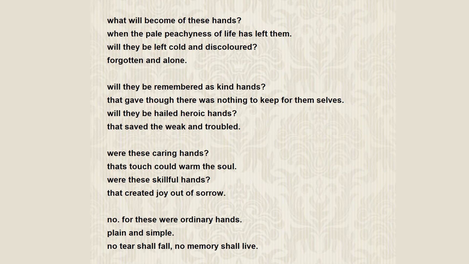 A poem accompanied by an image of a woman and a man, conveying a theme of love and connection.