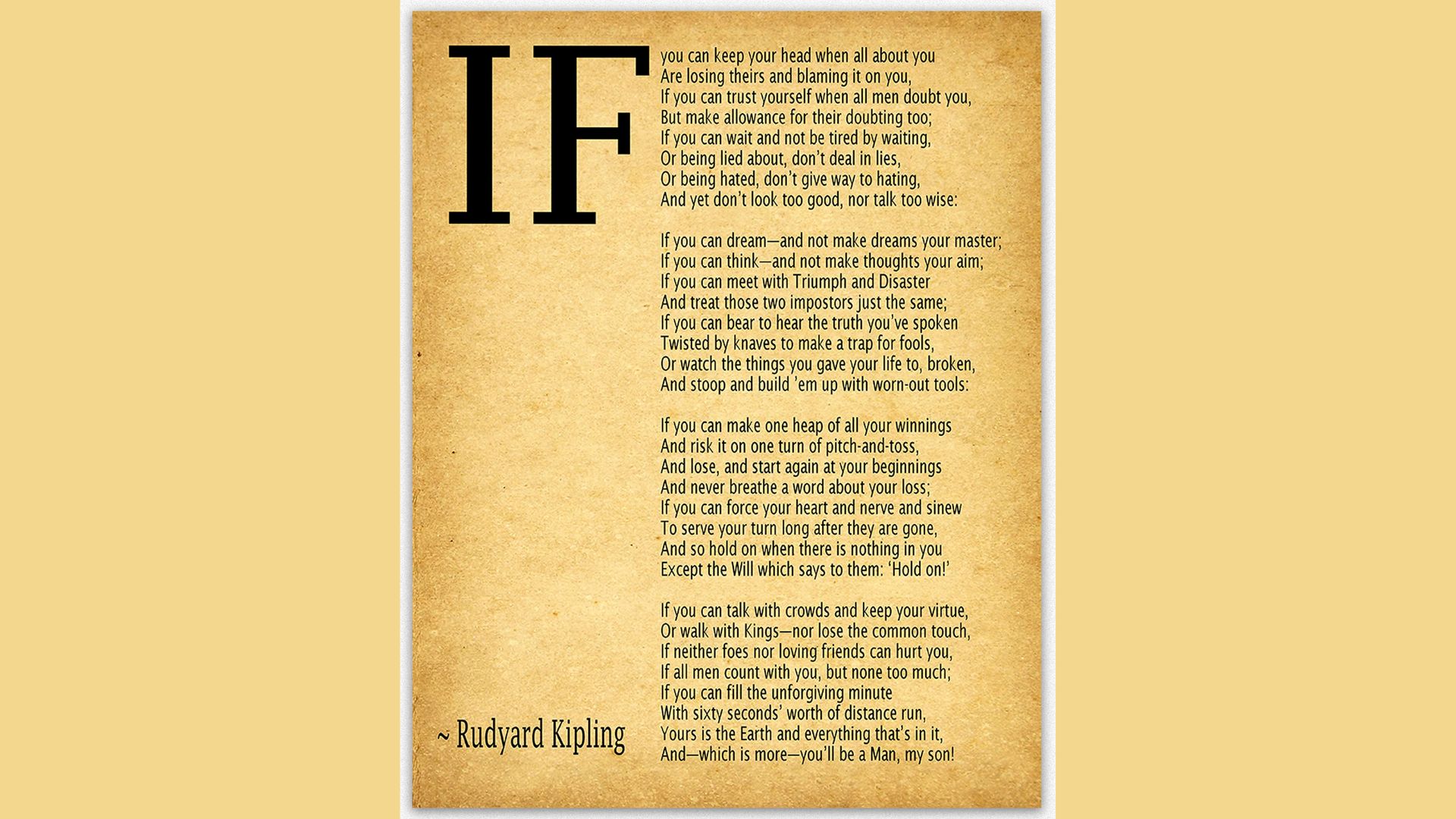 Rudyard Kipling