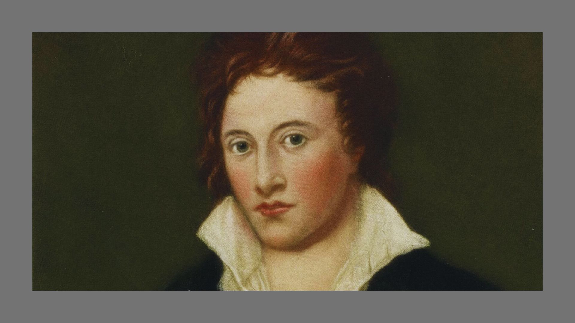 A painting depicting a young man with vibrant red hair, showcasing his expressive features and thoughtful demeanor.