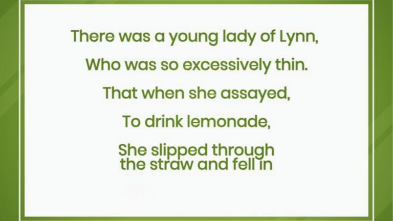 Limerick Fall Poem 15 Classic Limerick Poem Examples for Readers - RememberedLore