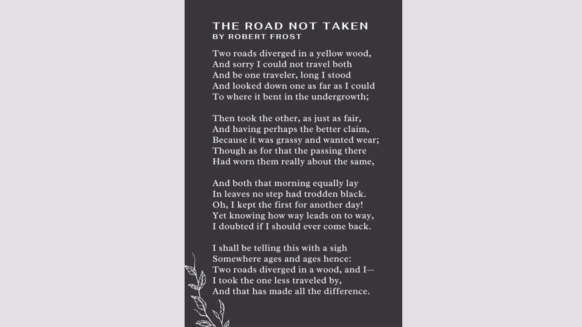 “Knows How To Forget! (433)” by Emily Dickinson is one of the Best Graduation Poems