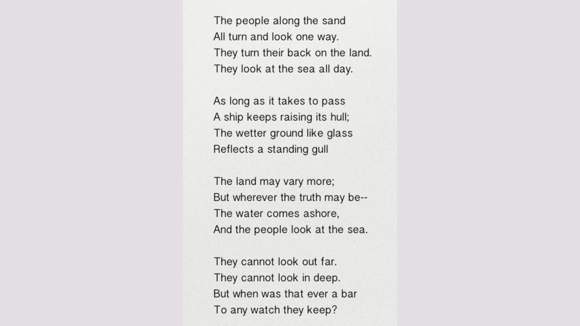 “Meeting and Passing” by Robert Frost is one of the Best Graduation Poems
