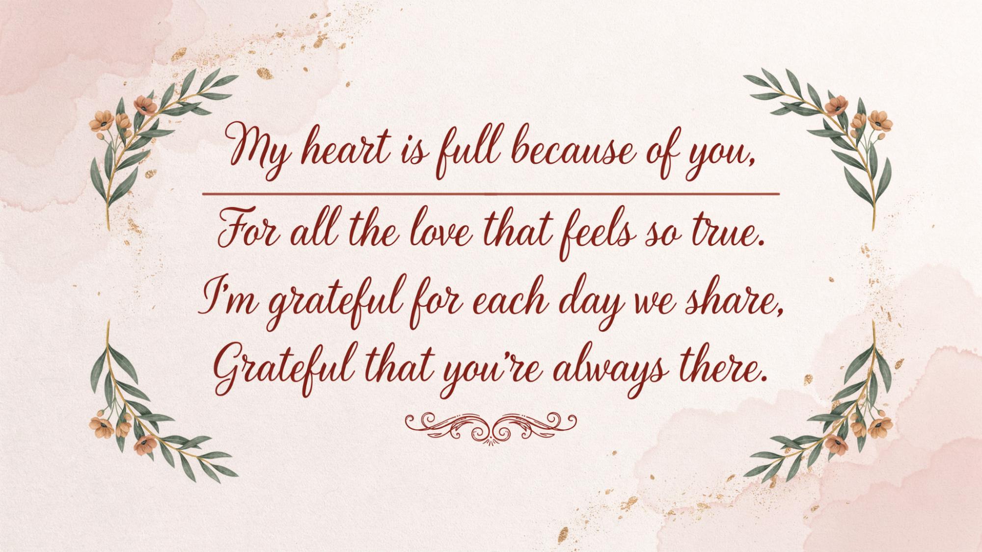 Warm aesthetic typography poster expressing deep thankfulness for a true friend.