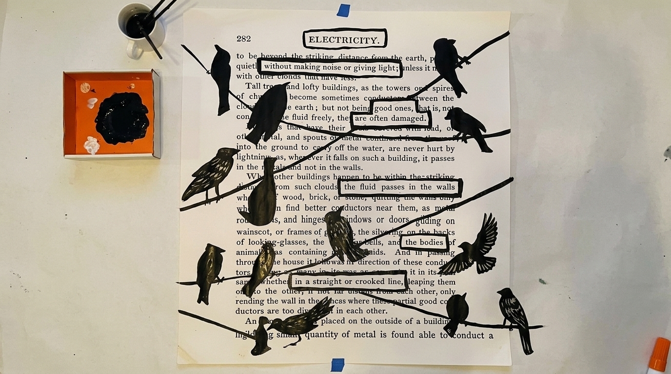 image showing a blackout poem.