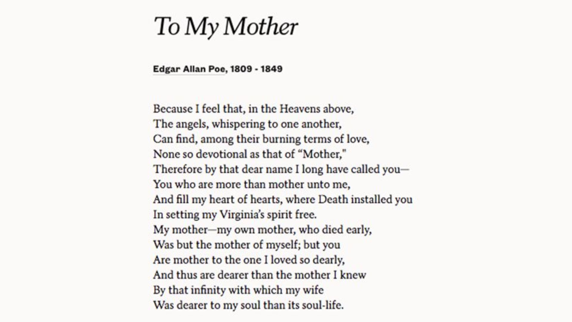 to my mother poem by edgar allan poeFile name:to-my-mother-poem-edgar