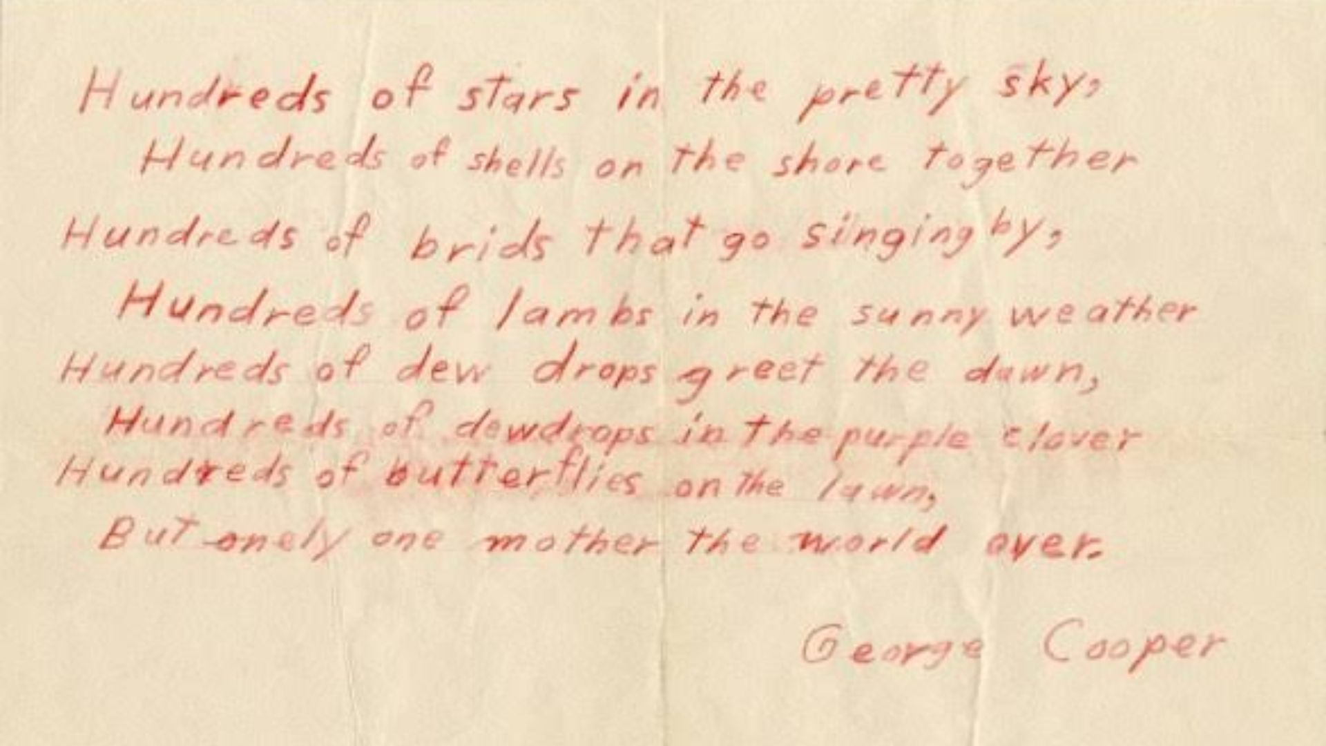 only one mother poem by George CooperFile name:only-one-mother-poem-george