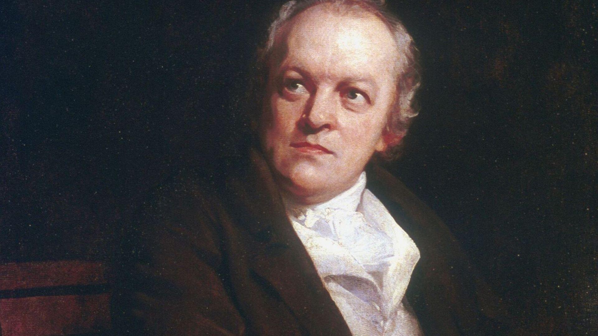 Professional photograph of the poet William Blake.