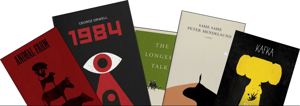 Collection of classic novels including 1984 and Animal Farm by George Orwell