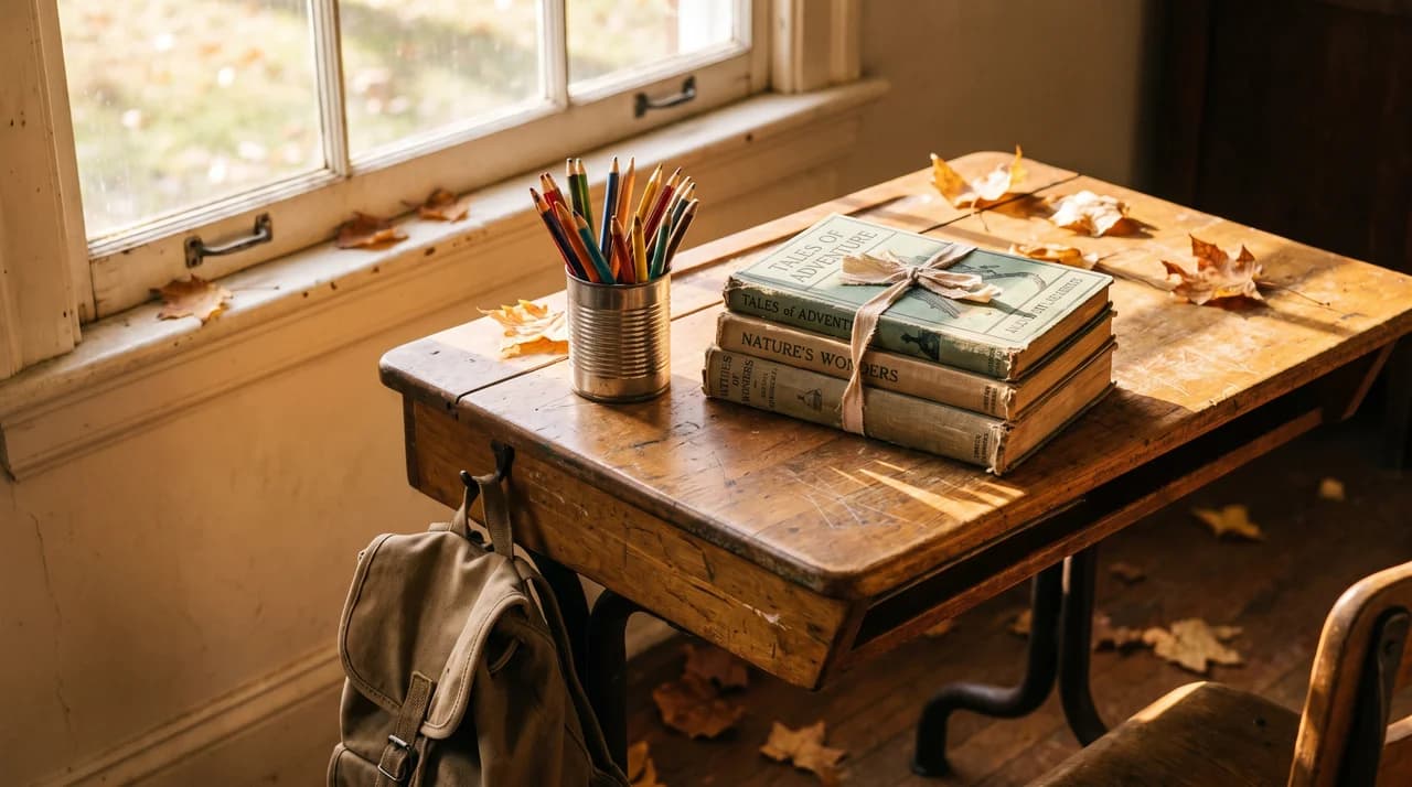 Childhood belongings in a family home symbolise a parent's bittersweet experience of watching a child grow up.