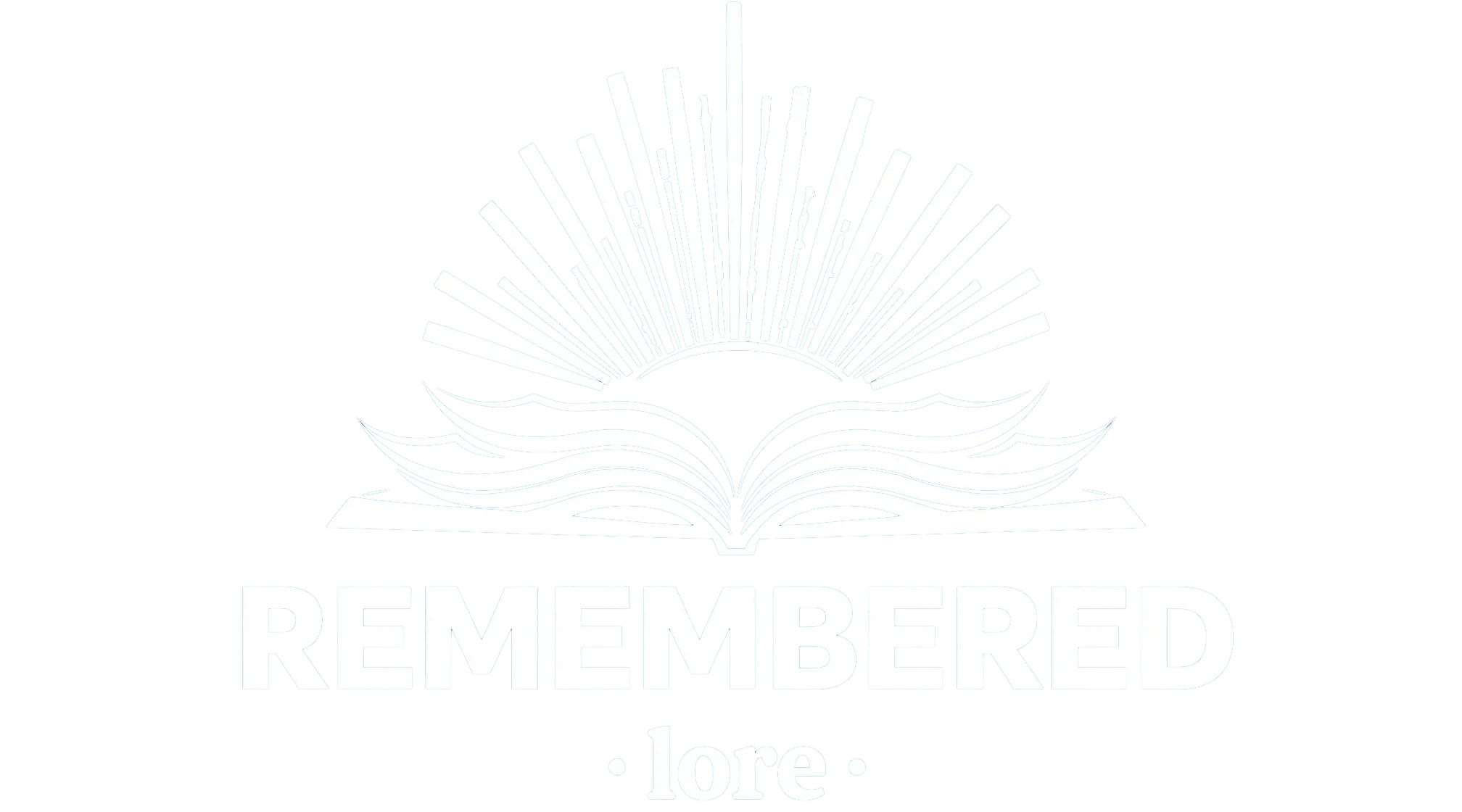 remembered_white_bold_logo